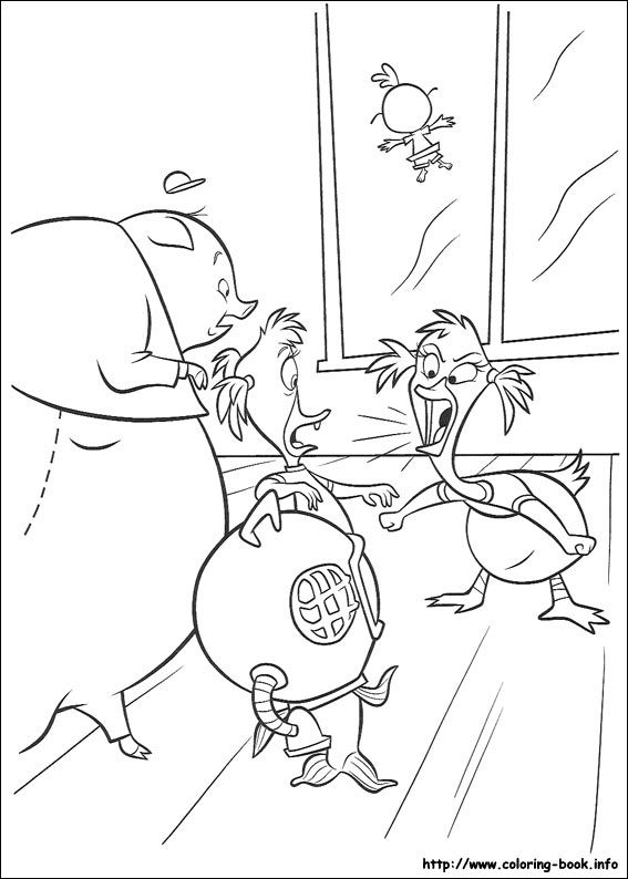 Chicken Little coloring picture